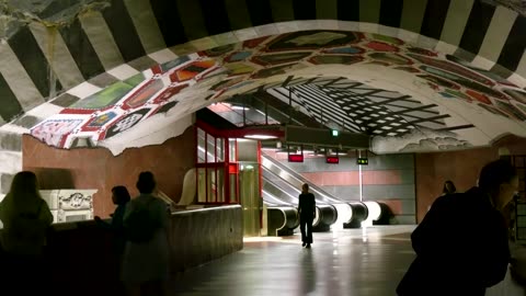 Take a tour of Stockholm’s unique subway station art gallery | REUTERS