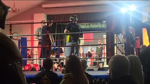 Alfie trident MMA amateur boxing fight final round