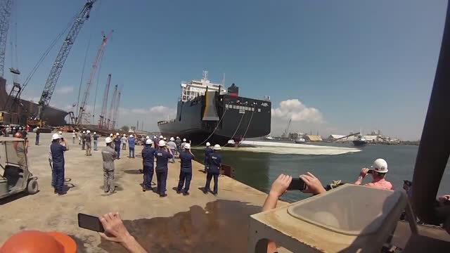 Ocean Liners First Encounter With Water