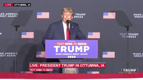 Trump at Ottumwa, Iowa Oct 1, 2023