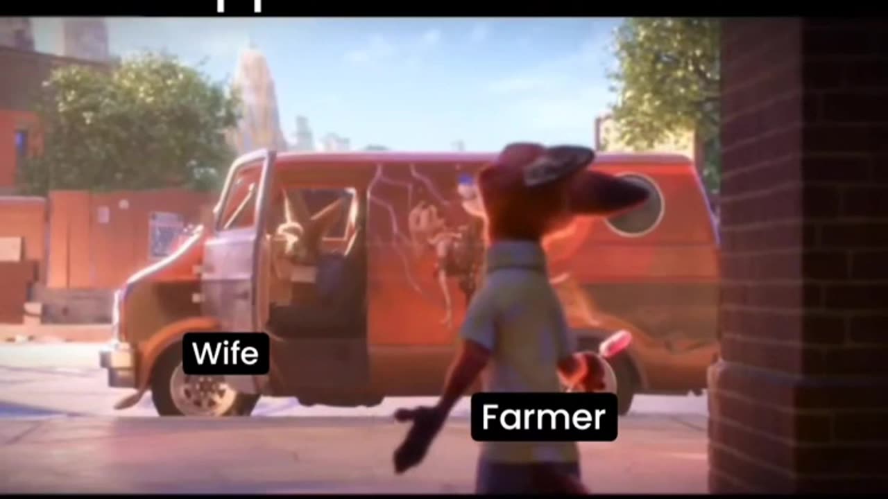 Farm wife going to work