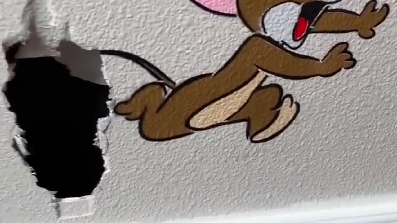 Fixes hole in kids bedroom