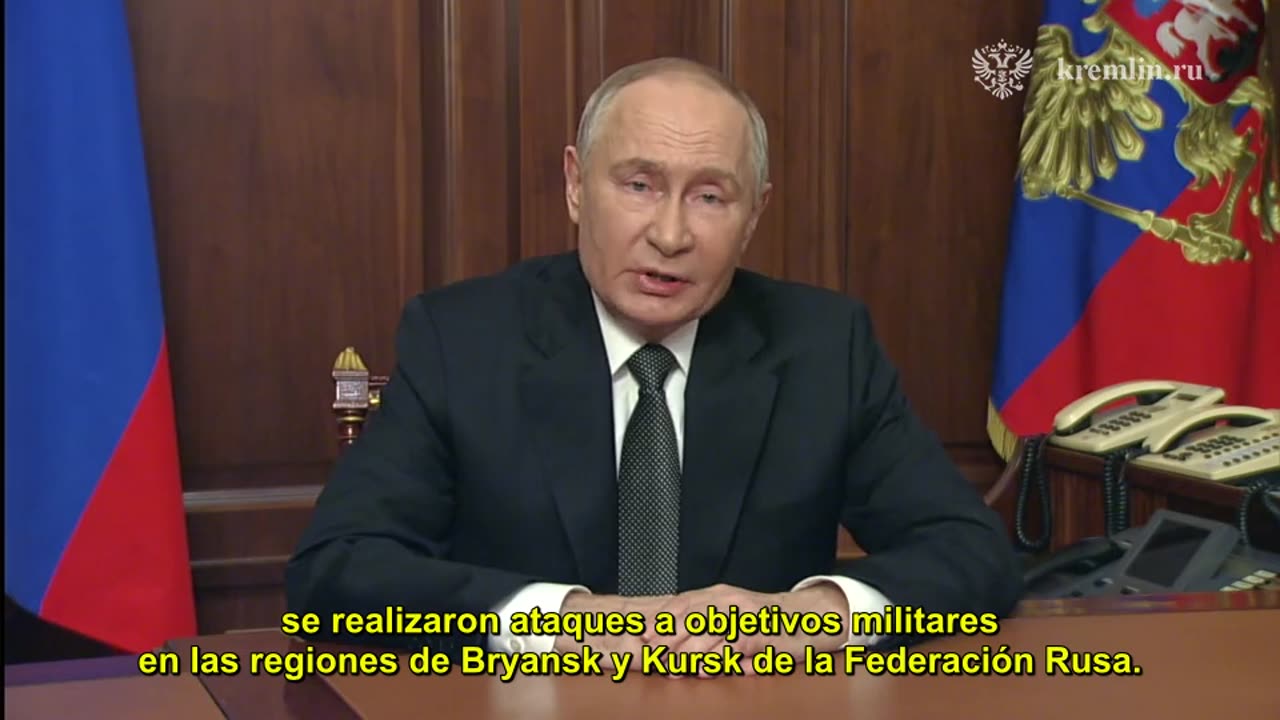 🇷🇺 Vladimir Vladimirovich Putin sobre a implantação do novo sistema de mísseis "Oreshnik"