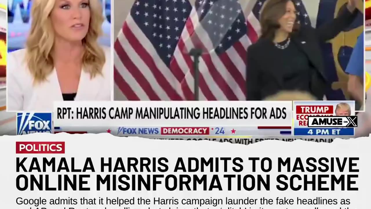 The Kamala Harris campaign admits it conducted a massive online misinformation scheme