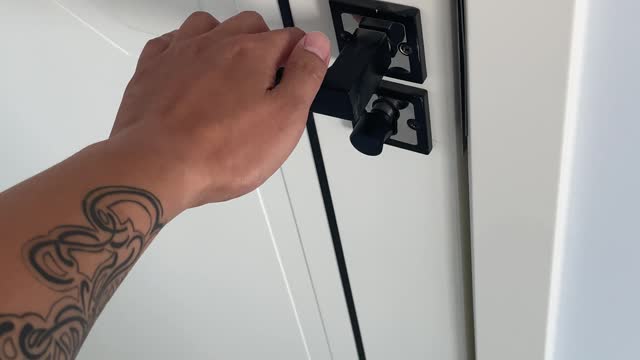 The joy of opening the door