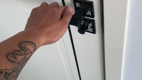 The joy of opening the door