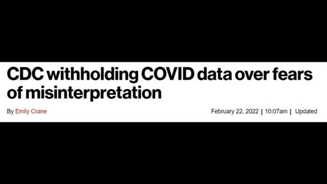 CDC Forgets to Include Data