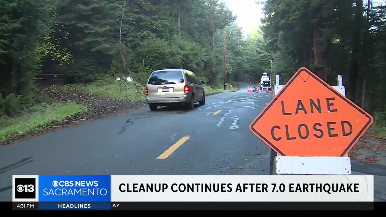 CLEANUP CONTIUES IN HOMBOLT COUNTY, AFTER 7.0 QUAKE