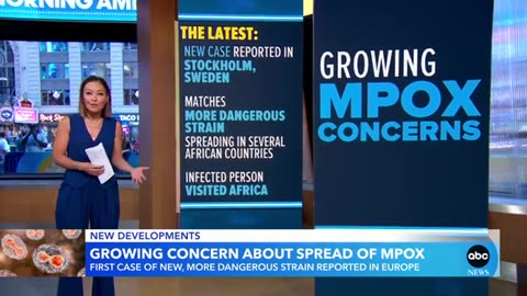 Sweden confirms 1st case of mpox in Europe