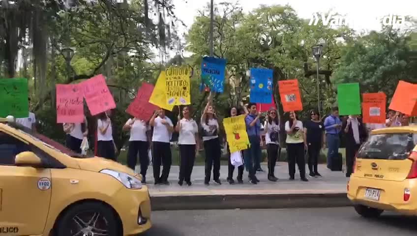 Estudiantes de Bucaramanga se unieron a la huelga mundial por el clima