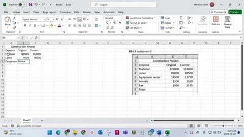 Excel- level 01 - Chapter01- Assessment 02