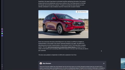 Ford's new patent: your car shows you adds!