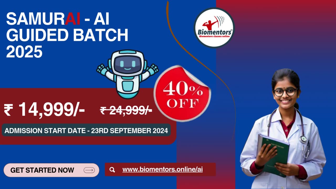 Biomentors Introduces AI-Powered Batch for NEET Preparation