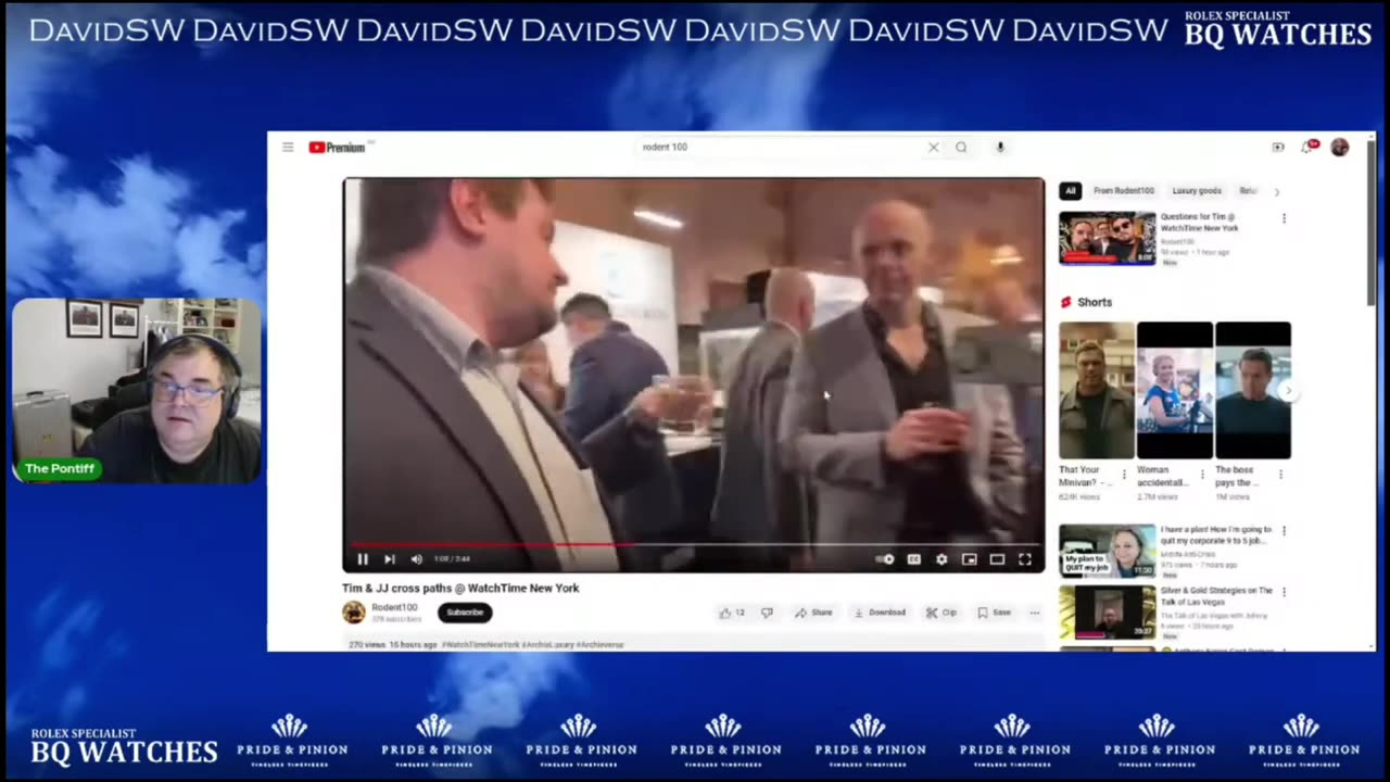 Archie Luxury's reaction to Tim & JJ @ WatchTime New York
