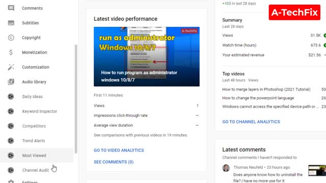 How to turn on comments on youtube