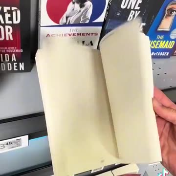 🤣 Walmart is selling a new book titled Achievements of Kamala Harris (BLANK PAGES)