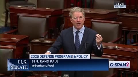 Rand Paul tore into Chrystia Freeland and Justin Trudeau in front of the entire U.S. Senate