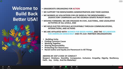 Build Back Better Meeting June 15, 2021
