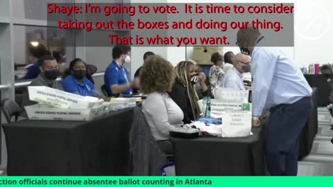 Election Fraud - Live Fullton County Election Fraud Captured