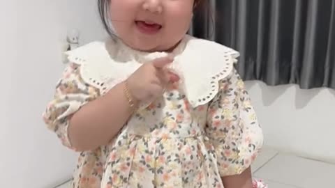 Nice baby girl Nice dance