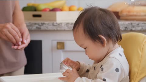 Cute Asian Kid Smiling With Joy ! Puppy Dog Playful