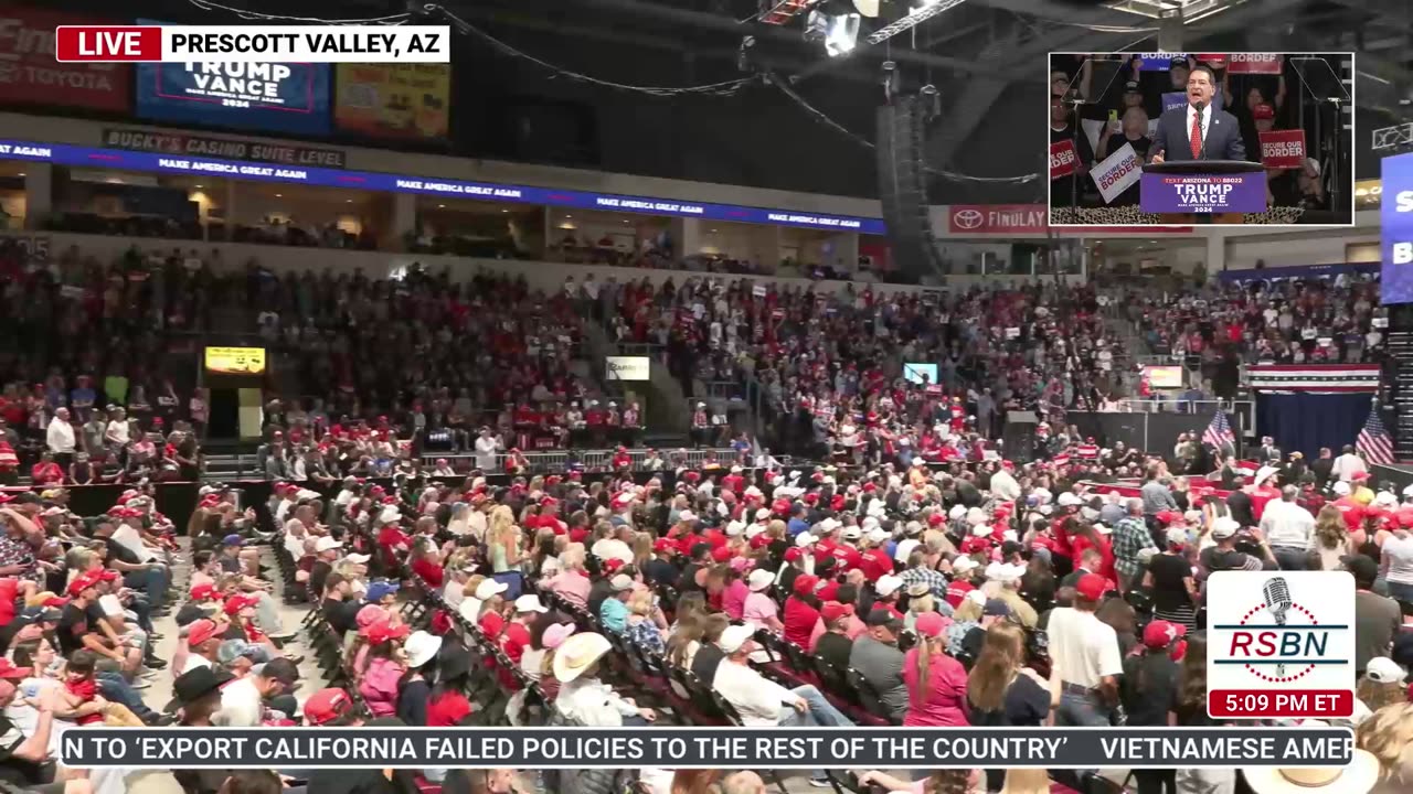 FULL SPEECH: Congressman Mark Green Delivers Remarks in Prescott Valley, AZ - 10/13/24