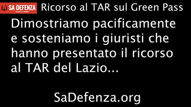 Ricorso al TAR su Green Pass