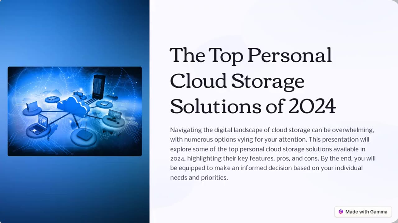 The Top Personal Cloud Storage Solutions of 2024 - yugg.cloud