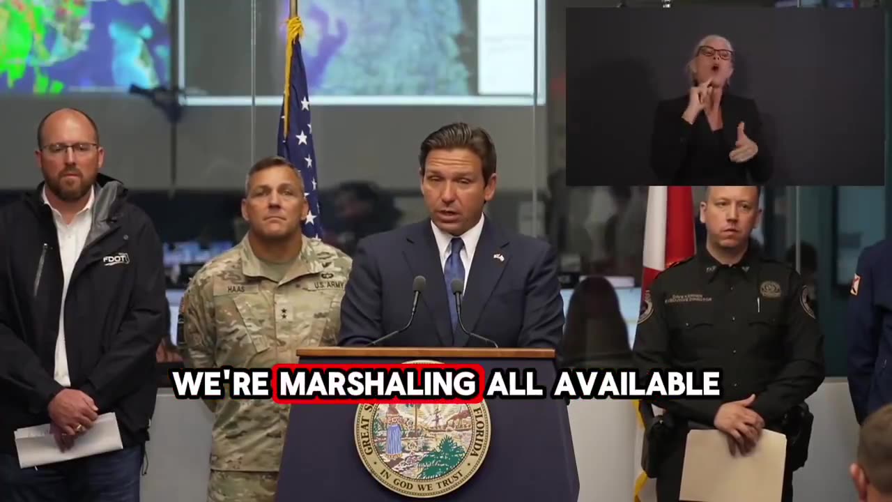 “FEMA is NOT leading this show. Ron DeSantis dispels misinformation....