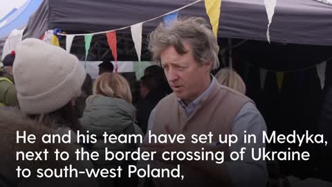 Ukraine 'in an hour of need', says Briton handing out food to refugees in Poland