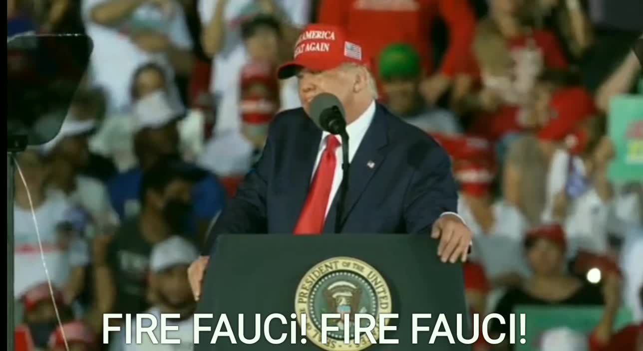 FIRE FAUCI! Crowd Chants and President Trump Suggests "After the Election."