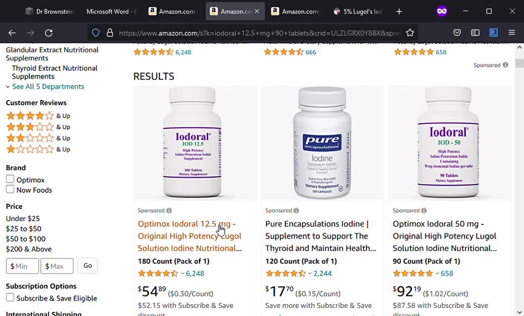 Treating Covid-19 with Lugol's Iodine (courtesy of the US FTC)