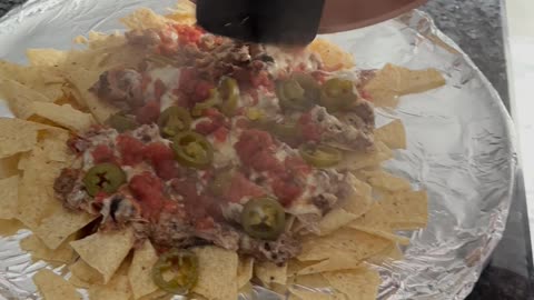 Easy pulled pork nachos for a quick dinner
