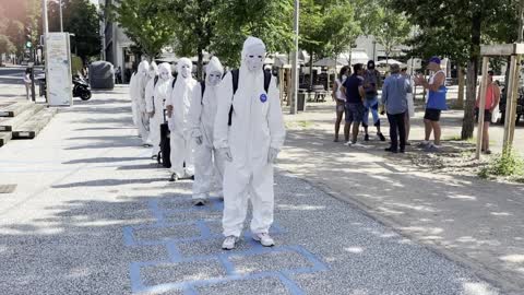 Les Masques Blancs Lyon Confluence L'école des larmes 14 Aout 2021