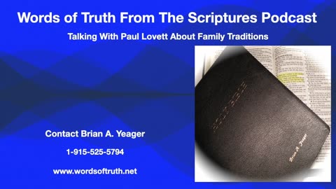 Talking With Paul Lovett About Family Traditions