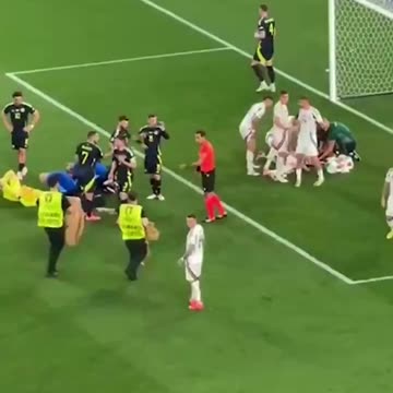 Hungarian football player Barnabas Varga collapses