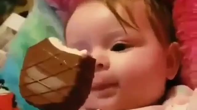 Babies Eating Ice Cream for the First Time Compilation😋