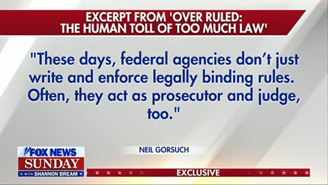 Justice Gorsuch warns that an ‘explosion’ of new laws could hinder Americans’ freedoms