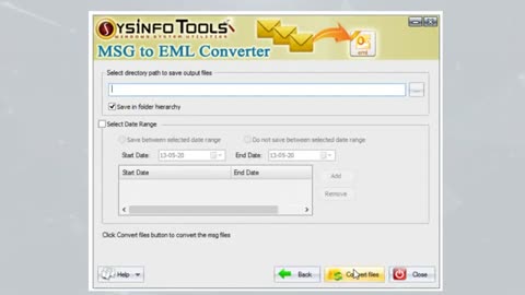 Convert MSG to EML