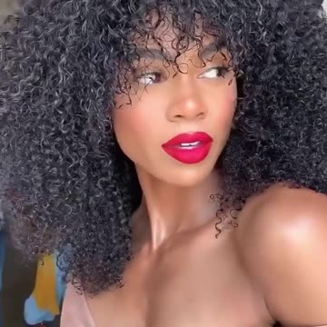 Sleek Afro Kinky Curly Black Human Hair Wigs Ombre T1B/30 Brazilian Curly Machine Made Remy