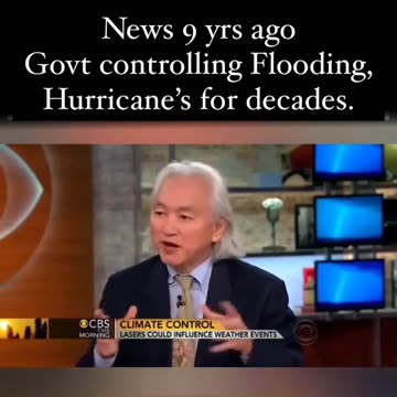 Weather Control Capabilities Talk on MSM [9 Years Ago]