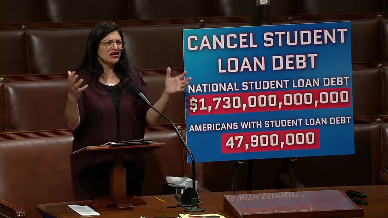 RIDICULOUS Rep Tlaib Believes The American People Should Pay For Her Debt