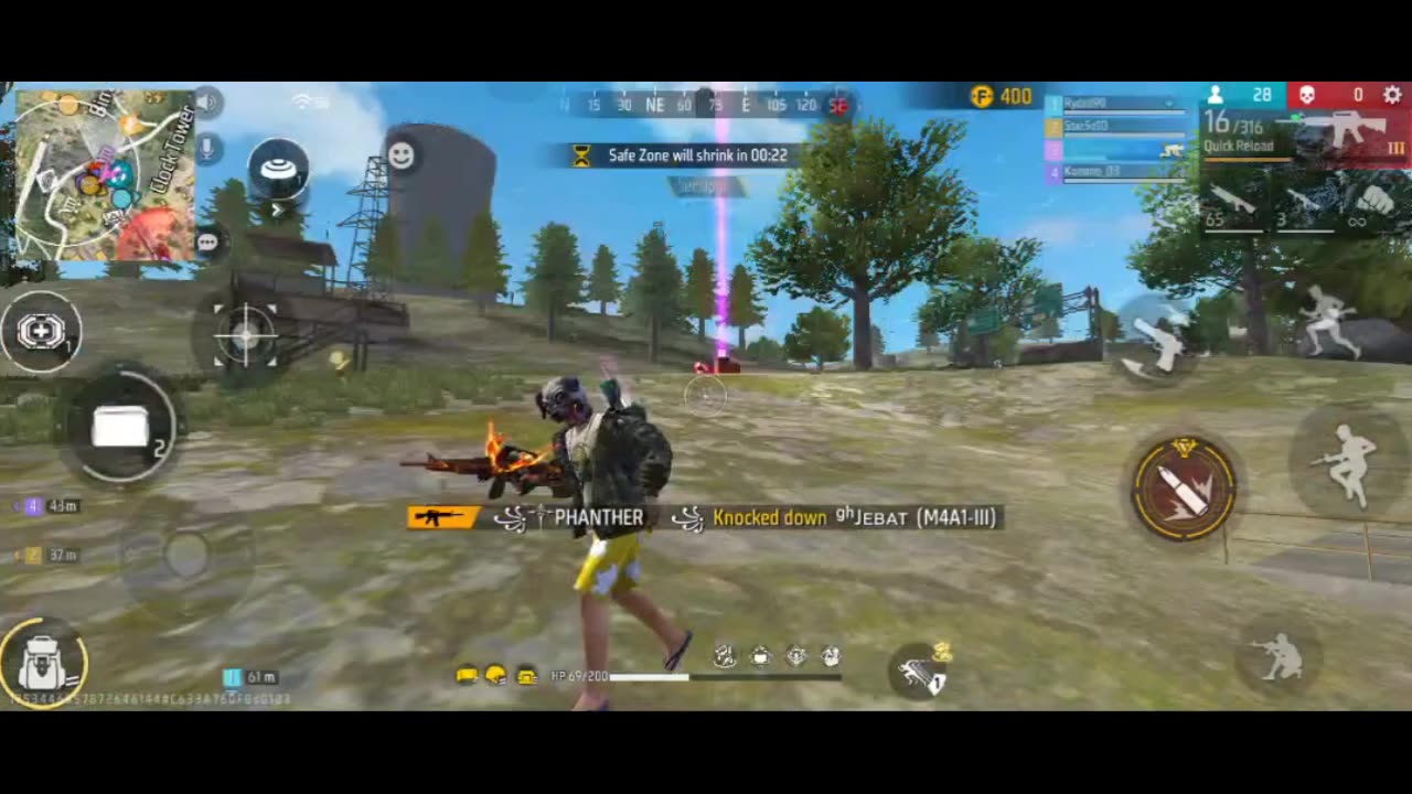 Free Fire Game play, withe my frend, Rankpuse game play