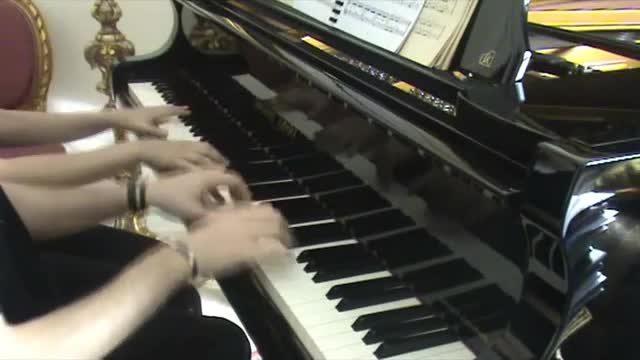 Piano music video