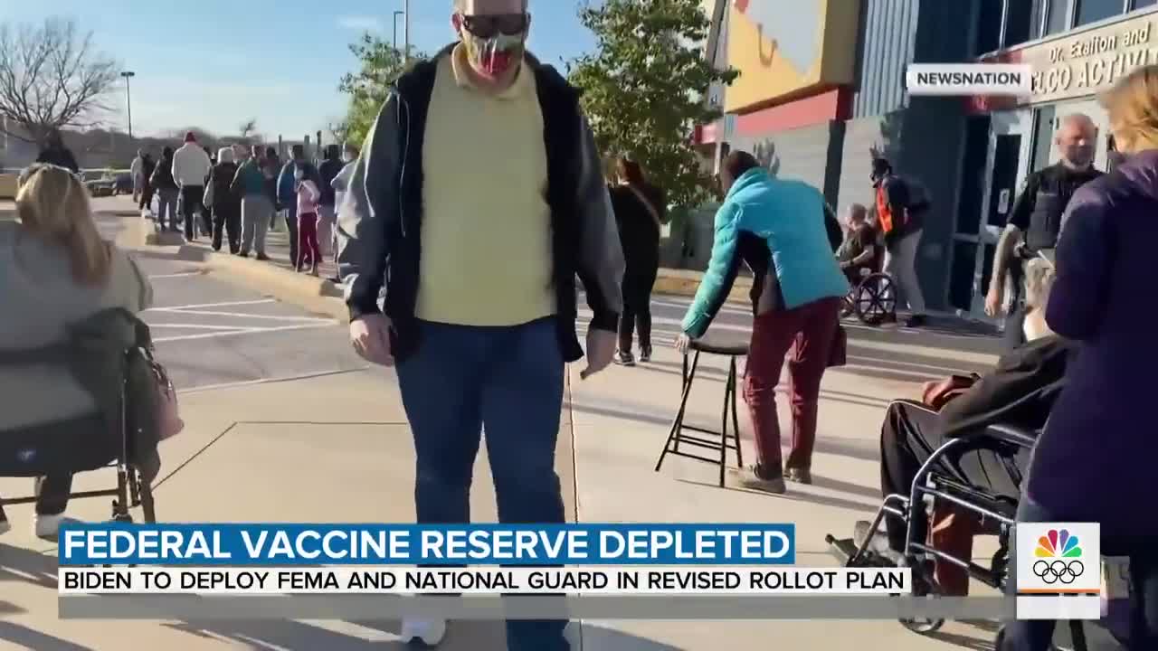 Federal COVID-19 Vaccine Stockpile Depleted, Frustrating States