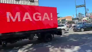 Pro-MAGA Mobile Billboard Display in Metro Detroit!