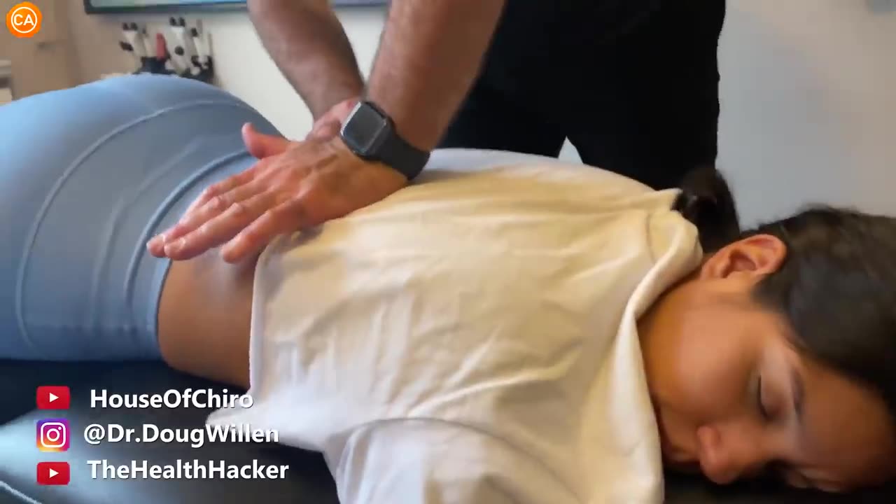 Relaxing ASMR Chiropractic Session for Curvy Lady | Gentle Body Relief