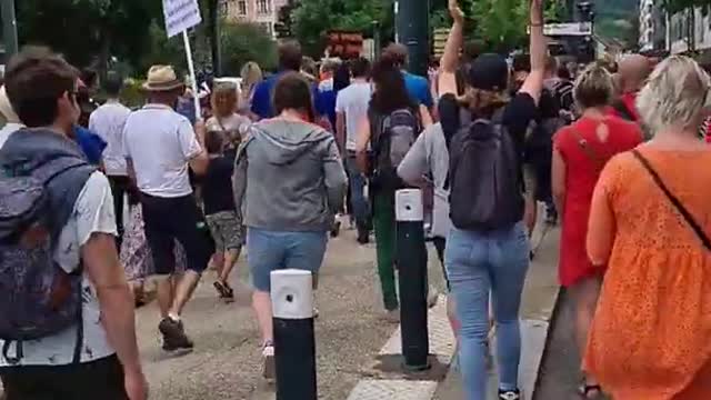 Manifestation Annecy le 17 07 2021