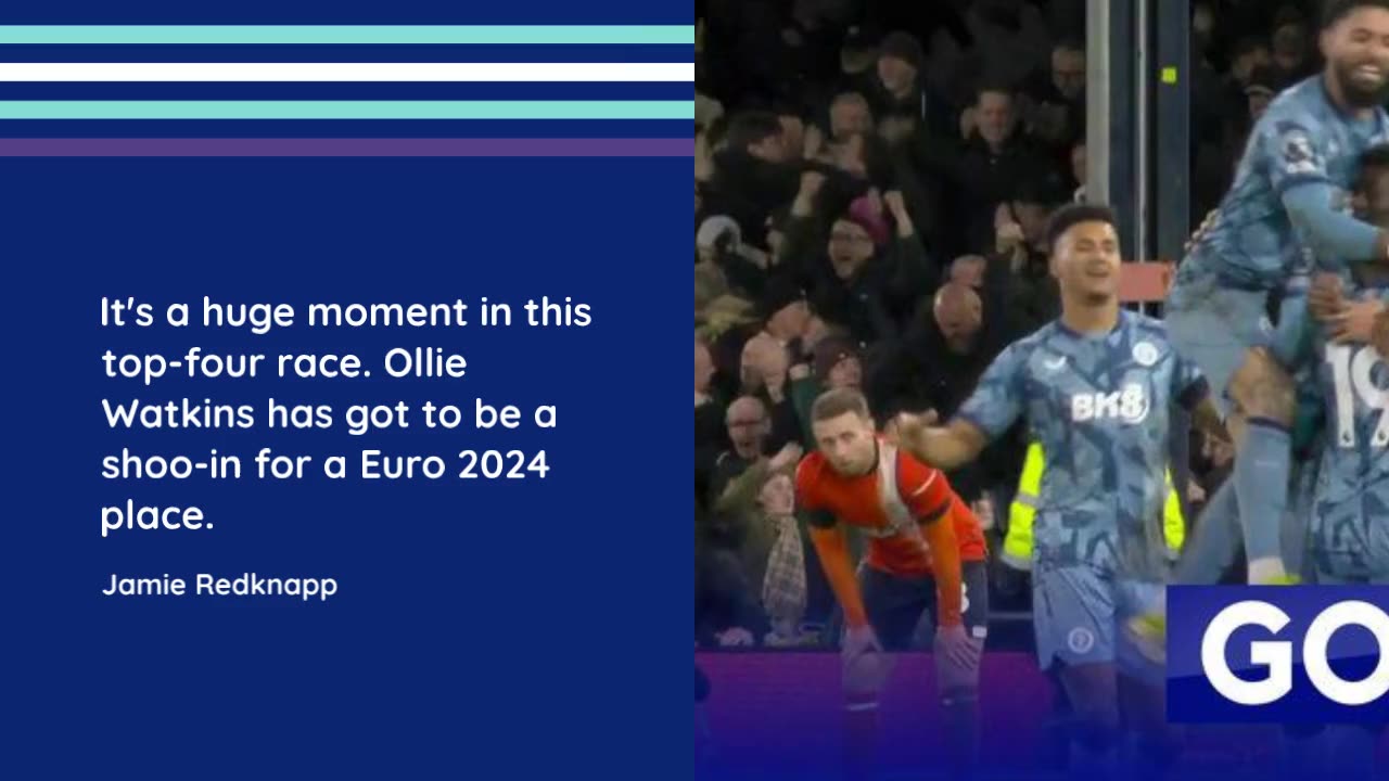 Luton 2-3 Aston Villa: Lucas Digne's 89th-minute header clinches dramatic victory