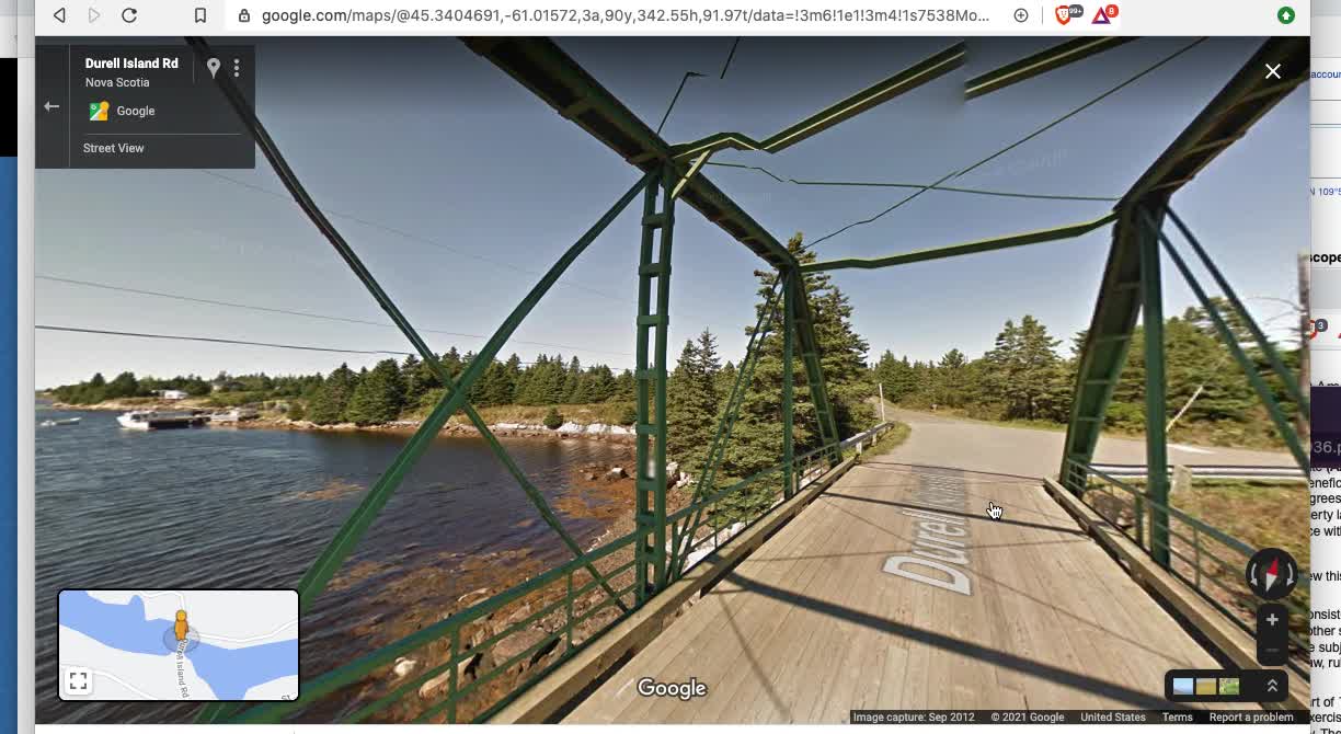 Tittle Bridge, Durells Island where are COMPRESSIVE MEMBERS; Bridge Deck has surprises